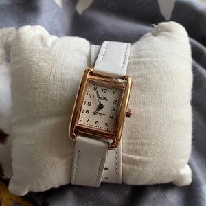 **RELIST** - Coach White Women’s wrap around watch